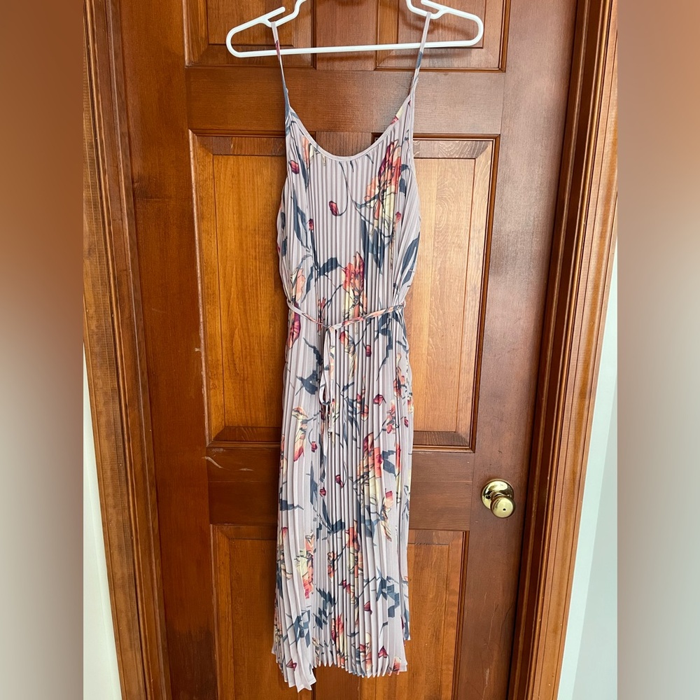 A NEW DAY Sleeveless Pleated Midi Dress